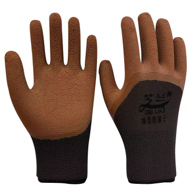 Labor Protection Work Thickened Rubber Wear-Resistant Non-Slip Dipping Protective Work Work Site Plastic Rubber Gloves Free Shipping