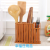 Draining Chopsticks Shelf Kitchen Plastic Creative Three-Grid Chopsticks Cage Storage Chopsticks Holder Imitation Rattan