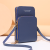 Women's Wallet Solid Color Small Crossbody Bag Touch Screen Mini Phone Bag Mid-Length Summer All-Matching Coin Purse