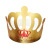 Golden Crown Birthday Hat Creative Children's Decorative Folding Paper Cap Adult Party Birthday Daikin Card Cake Hat