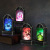 Cross-Border Halloween Tombstone Dress up Props LED Luminous Skull Tombstone Ghost Festival Horror Decorations Desktop Ornaments