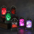 Cross-Border Halloween Tombstone Dress up Props LED Luminous Skull Tombstone Ghost Festival Horror Decorations Desktop Ornaments