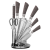 High-End Kitchen Knife Set, Acrylic Seat Set Knife, Factory Direct Sales, Market Hot-Selling New Products Sets of Knives