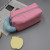 Waffle Cosmetic Bag Ins Simple Student Large Capacity Pencil Case Ladies Wrist Bag Storage Belt