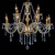 Guzhen Factory 8+4 Silver Transparent Crystal Chandelier Living Room Bedroom Dining-Room Lamp European Style Candle Light Welcome to Customize