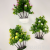 Artificial/Fake Flower Bonsai Plastic Basin Green Plant Small Flower Dining Room/Living Room and Other Tables Ornaments