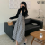 2022 Summer Chic Black Short Small Waistcoat + Retro Plaid High Waist Slip Dress Two-Piece Set