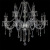 Guzhen Factory 8+4 Silver Transparent Crystal Chandelier Living Room Bedroom Dining-Room Lamp European Style Candle Light Welcome to Customize