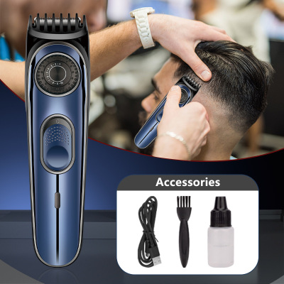 Cross-Border Hot Selling Dual-Purpose Charging and Plug-in Multi-Function Shaver Electric Five-in-One Household Pogonotomy Haircut Nose Hair Trimmer