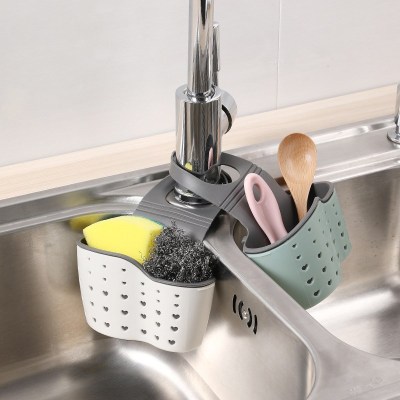 Creative Sink Hanging Bag Double-Layer Kitchen Rack Faucet Sponge Rack Storage Hanging Basket Water Basket Sink Manufacturer