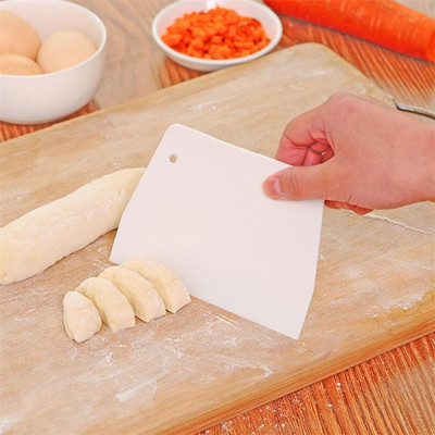 Baking Tool Plastic Scraper Trapezoidal Scraper Small Cream Cake Dough Dough Scraper Baking Scraper Scraper