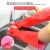 Pu Fleece-Lined Integrated Lengthen and Thicken Waterproof Warm Washing Clothes Cleaning Wear-Resistant Rubber Gloves