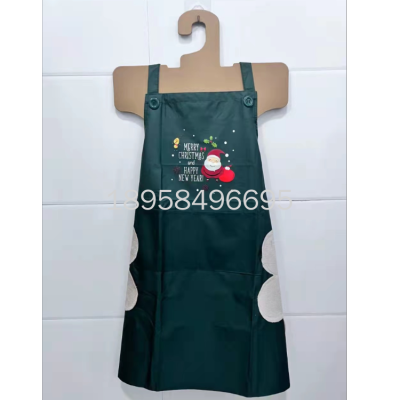 Christmas Waterproof Oil-Proof Towel Apron