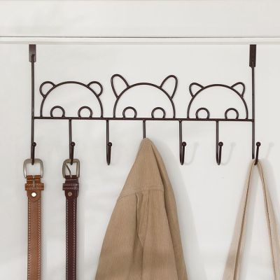 Creative Bedroom Hanger Behind The Door Punch-Free Cute Panda Coat Hook Installation-Free Nail-Free Key Hook