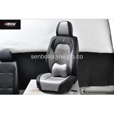 Car Seat Cushion Five Seats Four Seasons Universal Linen Seat Cover Car Mats