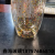Double Layer Glass Cup with Sequins XINGX Pearl Powder Handle Cup Double Layer High Borosilicate Glasses
