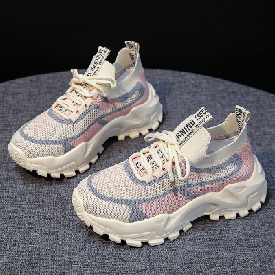 Women's Platform Sneakers Breathable Summer Fashion Casual Women's Shoes All-Match Spring Dad Shoes Women's New 2022