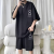 Bear T-shirt Men's Summer Fashion Brand Loose Casual Short-Sleeved Shorts Basketball Wear Set Waffle Sports Suit