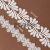 White Lace Ribbon Trim Embroidered Chemical Lace Trim for Sewing Decoration African Lace Fabric