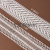 White Lace Ribbon Trim Embroidered Chemical Lace Trim for Sewing Decoration African Lace Fabric