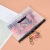 New Cartoon Chicken Translucent Frosted Self-Sealing Zipper Bag Pen Chicken Bag Rubber Band Edge Drawing Buggy Bag Direct Supply