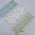 Polyester Chemical Lace Trim Embroidery African Lace Trim Colorful Lace Trimming African Clothing
