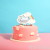 Rainbow Clouds Quicksand Love Heart Happy Birthday Cake Plug-in Spanish Cake Plug-in Party Decoration