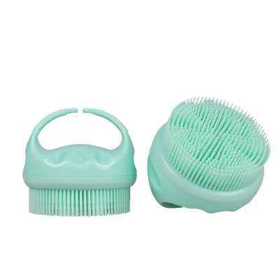 Factory New Silicone Bath Brush Teeth Soft Children Adult Massage Bath Brush Children Easy Foaming Does Not Hurt Skin