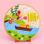 Children's Ancient Poetry Stickers New Year Creative Gift DIY Handmade Paste Material Package Kindergarten Educational Toys
