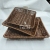 Rattan-like Fruit Basket Bread Basket Steamed Bread Dim Sum Plate Living Room Home Snack Storage Basket Square Snack Tray