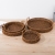 Rattan-like Fruit Basket Bread Basket Steamed Bread Dim Sum Plate Living Room Home Snack Storage Basket round Snack Tray