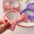 Candy Color Towel Ring Hair Band Bow Hairtie 2022new Colored Hair Band Internet Hot Rubber Band for Women