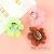 Japanese and Korean Ins Style Net Red Three-Dimensional Rose Petals Resin Accessories DIY Spring and Summer Green Flowers Earring Material Wholesale