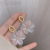 925 Silver Needle Design Acrylic Earrings Female Korean Niche Retro Ins Online Influencer Eardrops Mori Style High-Grade Earrings