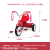 New Children's Folding Pedal Tricycle Novelty Scooter Kids Walker Toy Stall One Piece Dropshipping