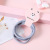 Korean Style Women's Simple Solid Color Mori Style Towel Ring Coated Yarn Ultra-Fine High Elastic Rubber Band Seamless Hairband