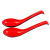 With Hook Melamine Spoon Spicy Hot Restaurant Rice Fast Food Restaurant with Red Black Spoon Soup Spoon Plastic Spoon Spoon Wholesale
