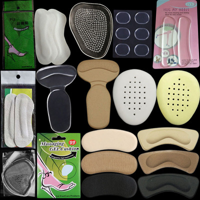 Wholesale Foot Pad Rubber Half Insole Thick Insole Latex Forefoot Pad Heel Grip Anti-Blister Silicone Forefoot