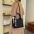 Casual Texture Trendy Bags Female Online Influencer 2022 New Fashion Korean Style Messenger Bag Rhombus Simple Shoulder Bag