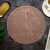 New Coconut Tree Hollow PVC Western-Style Placemat round Bronzing Solid Color Thermal Shielded Table Mat Waterproof Non-Slip Placemat Wholesale
