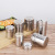 Stainless Steel Home Seasoning Can Outdoor Barbecue Tools Pepper Spice Jar Porous Rotating Cover Toothpick Holder
