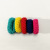 Customized Colorful Bold High Elastic Jacquard Towel Ring Seamless Durable Hair Rope Hair Rope Rubber Band Hair Ring Wholesale