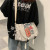 New Wholesale Unisex Messenger Bag Waterproof Japanese Black White Harajuku Style Fashion Printed Shoulder Messenger Bag