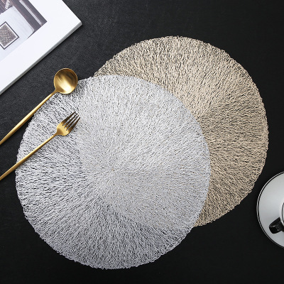 Creative Hollow Placemat PVC Non-Slip Insulation Mat Coaster Restaurant Hotel Decoration Plate Mat Insulation Mat Wholesale