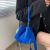 Internet Celebrity Bags 2022 New Trendy Spring and Summer Fashion Pleated Handbag Leisure Bucket Bag Shoulder Messenger Bag Women's Bag