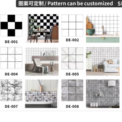 Mosaic Decorative Sticker-Square Series Wall Sticking Suitable for Various Occasions