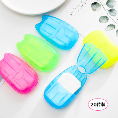 Travel Disposable Soap Slice Small Soap Flake Mini Soap Flakes Disposable Hand Washing Tablets 20 Pieces Travel Soap