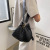 Internet Celebrity Bags 2022 New Trendy Spring and Summer Fashion Pleated Handbag Leisure Bucket Bag Shoulder Messenger Bag Women's Bag
