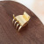 Japanese-Style Alloy Cat Grip Small Cartoon Cherry Barrettes Hollow Metal Shark Clip Back Head Hair Claw Wholesale