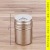 Stainless Steel Home Seasoning Can Outdoor Barbecue Tools Pepper Spice Jar Porous Rotating Cover Toothpick Holder